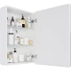 Зеркальный шкаф 60x80 см белый глянец R Lemark Element LM60ZS-E