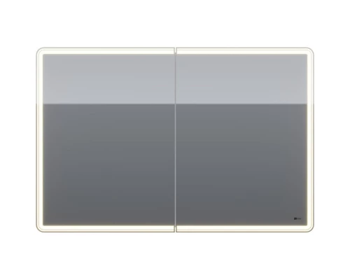 Зеркальный шкаф 120x80 см белый глянец Lemark Element LM120ZS-E