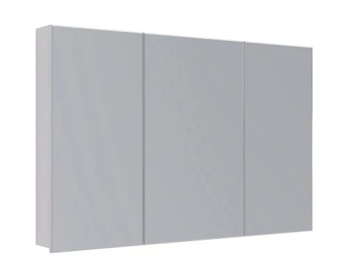 Зеркальный шкаф 120x79 см белый глянец Lemark Universal LM120ZS-U