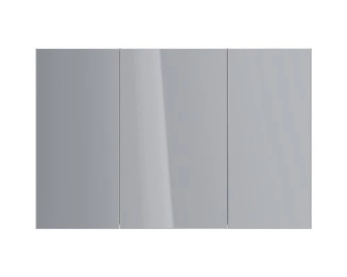 Зеркальный шкаф 120x79 см белый глянец Lemark Universal LM120ZS-U