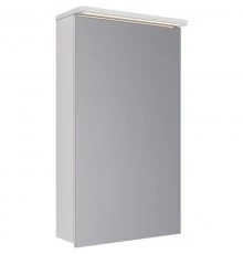 Зеркальный шкаф 45x80 см белый глянец L Lemark Zenon LM45ZS-Z