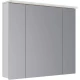 Зеркальный шкаф 90x80 см белый глянец Lemark Zenon LM90ZS-Z