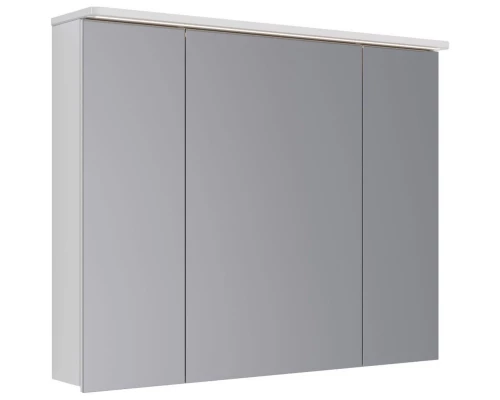 Зеркальный шкаф 100x80 см белый глянец Lemark Zenon LM100ZS-Z