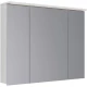 Зеркальный шкаф 100x80 см белый глянец Lemark Zenon LM100ZS-Z
