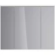 Зеркальный шкаф 100x80 см белый глянец Lemark Zenon LM100ZS-Z