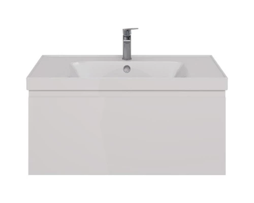 Тумба белый глянец 86,6 см Lemark Veon Mini LM02VM90T