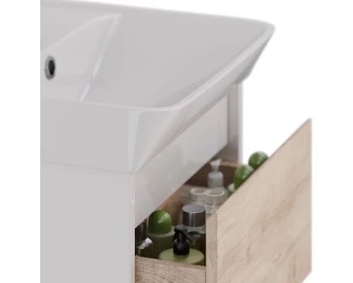 Тумба дуб кантри/белый глянец 42,6 см Lemark Combi LM03C45T-dub