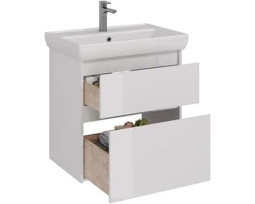 Тумба белый глянец 64,4 см Lemark Combi LM03C70T