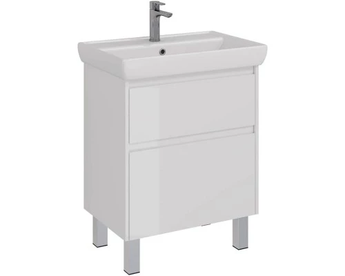 Тумба белый глянец 64,4 см Lemark Combi LM03C70T