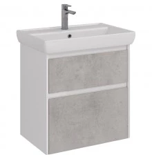 Тумба белый глянец/бетон 64,4 см Lemark Combi LM03C70T-Beton