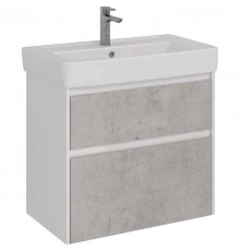 Тумба белый глянец/бетон 74,4 см Lemark Combi LM03C80T-Beton