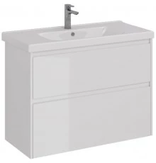 Тумба белый глянец 95,8 см Lemark Combi LM03C100T