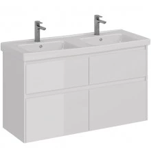 Тумба белый глянец 120 см Lemark Combi LM03C125T