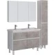 Тумба белый глянец/бетон 120 см Lemark Combi LM03C125T-Beton