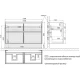 Тумба дуб кантри/белый глянец 120 см Lemark Combi LM03C125T-dub