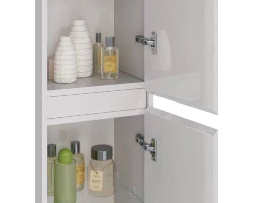 Пенал подвесной белый глянец L/R Lemark Combi LM03C35P