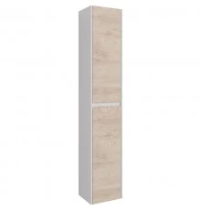 Пенал подвесной дуб кантри/белый глянец L/R Lemark Combi LM03C35P-dub