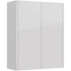 Шкаф двустворчатый 60x75 см белый глянец Lemark Combi LM03C60SH
