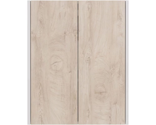 Шкаф двустворчатый 60x75 см дуб кантри/белый глянец Lemark Combi LM03C60SH-dub