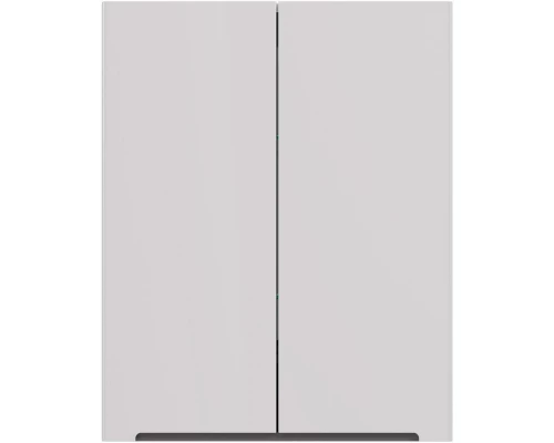 Шкаф двустворчатый 60x75 см белый глянец Lemark Buno LM04B60SH