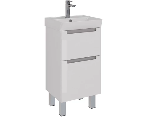 Тумба белый глянец 42,6 см Lemark Buno LM04B45T