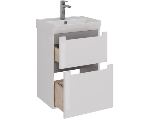 Тумба белый глянец 47,7 см Lemark Buno LM04B50T