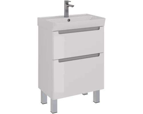 Тумба белый глянец 57,6 см Lemark Buno LM04B60T