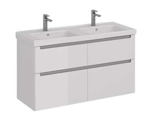 Тумба белый глянец 120 см Lemark Buno LM04B125T