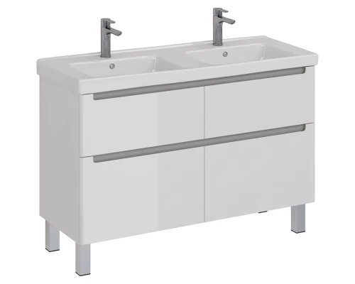 Тумба белый глянец 120 см Lemark Buno LM04B125T