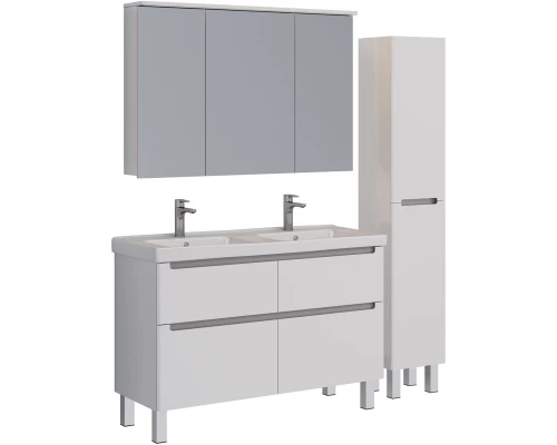 Тумба белый глянец 120 см Lemark Buno LM04B125T