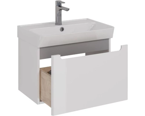 Тумба белый глянец 57,5 см Lemark Buno mini LM05BM60T