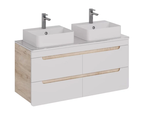 Столешница 120,4 см белый глянец Lemark Olivia LM08OL125S