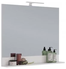 Зеркало 100x80 см белый глянец Lemark Romance LM07R100Z