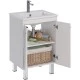 Тумба белый глянец 56,4 см Lemark Romance LM07R60T