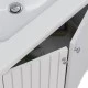 Тумба белый глянец 56,4 см Lemark Romance LM07R60T