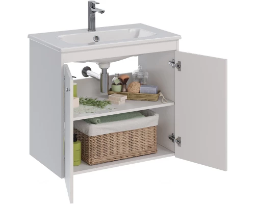 Тумба белый глянец 73,4 см Lemark Romance LM07R80T