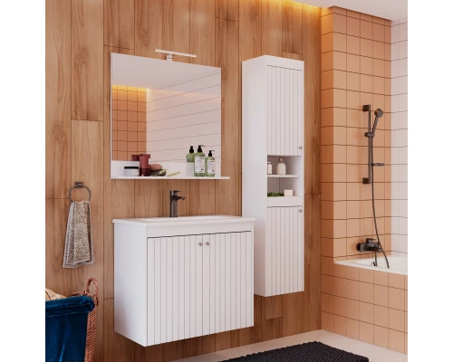 Тумба белый глянец 73,4 см Lemark Romance LM07R80T