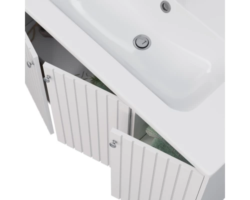 Тумба белый глянец 96 см Lemark Romance LM07R100T