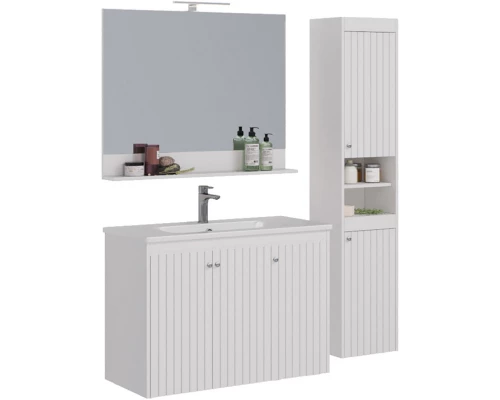 Тумба белый глянец 96 см Lemark Romance LM07R100T