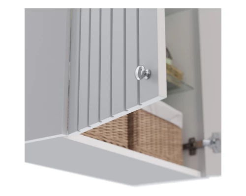 Шкаф двустворчатый 60x75 см белый глянец Lemark Romance LM07R35SH