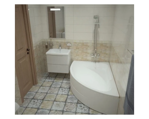 Акриловая ванна 150x100 см L Santek Гоа 1.WH11.2.033