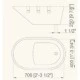 Ванна детская из нержавеющей стали 74x44 см Nofer Shower 13058.2