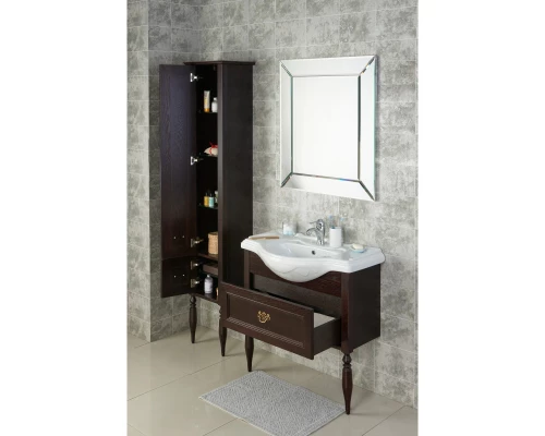 Пенал напольный дуб тёмный шоколад L Roca America Evolution L ZRU9302946