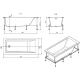 Акриловая ванна 150x70 см Roca Easy ZRU9302904