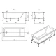 Акриловая ванна 170x70 см Roca Easy ZRU9302905