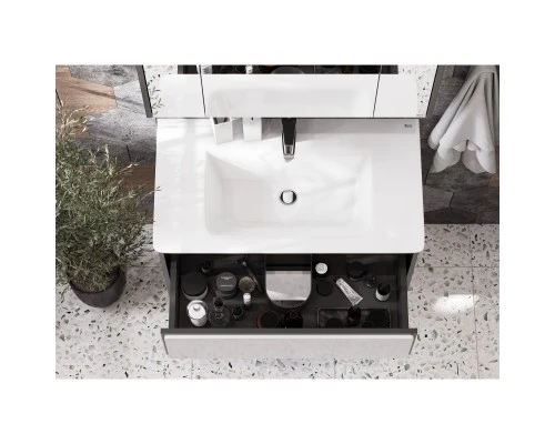 Тумба белый глянец/антрацит 77,7 см Roca Ronda ZRU9302965