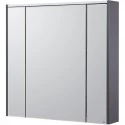 Зеркальный шкаф 80x78 см белый глянец/антрацит Roca Ronda ZRU9302970 Зеркальный шкаф 80x78 см белый глянец/антрацит Roca Ronda ZRU9302970