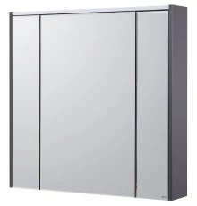 Зеркальный шкаф 80x78 см белый глянец/антрацит Roca Ronda ZRU9302970