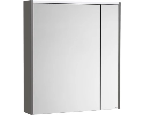 Зеркальный шкаф 70x78 см белый глянец/антрацит Roca Ronda ZRU9302969