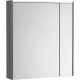 Зеркальный шкаф 70x78 см белый глянец/антрацит Roca Ronda ZRU9302969